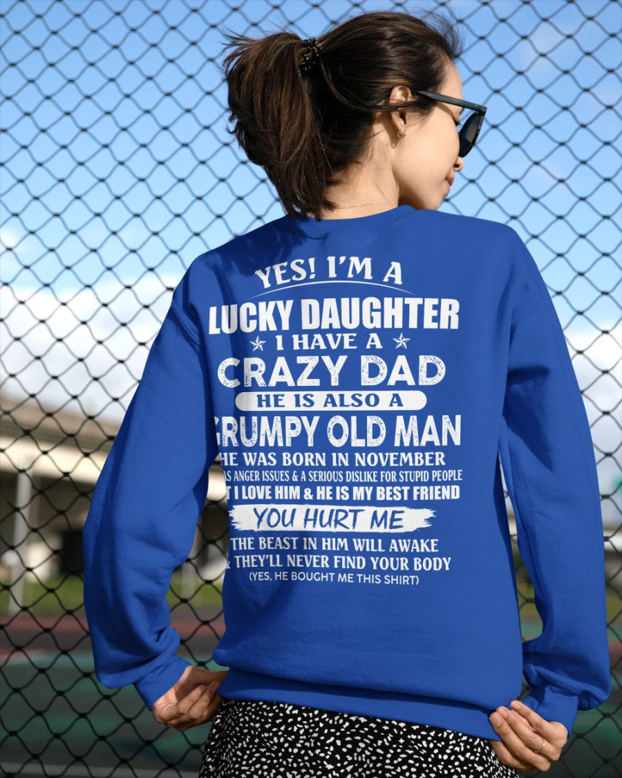 November - Awesome Grumpy Old Dad - Special gift for your daughter From Dad - XUAN11 (SKU10-50-11)
