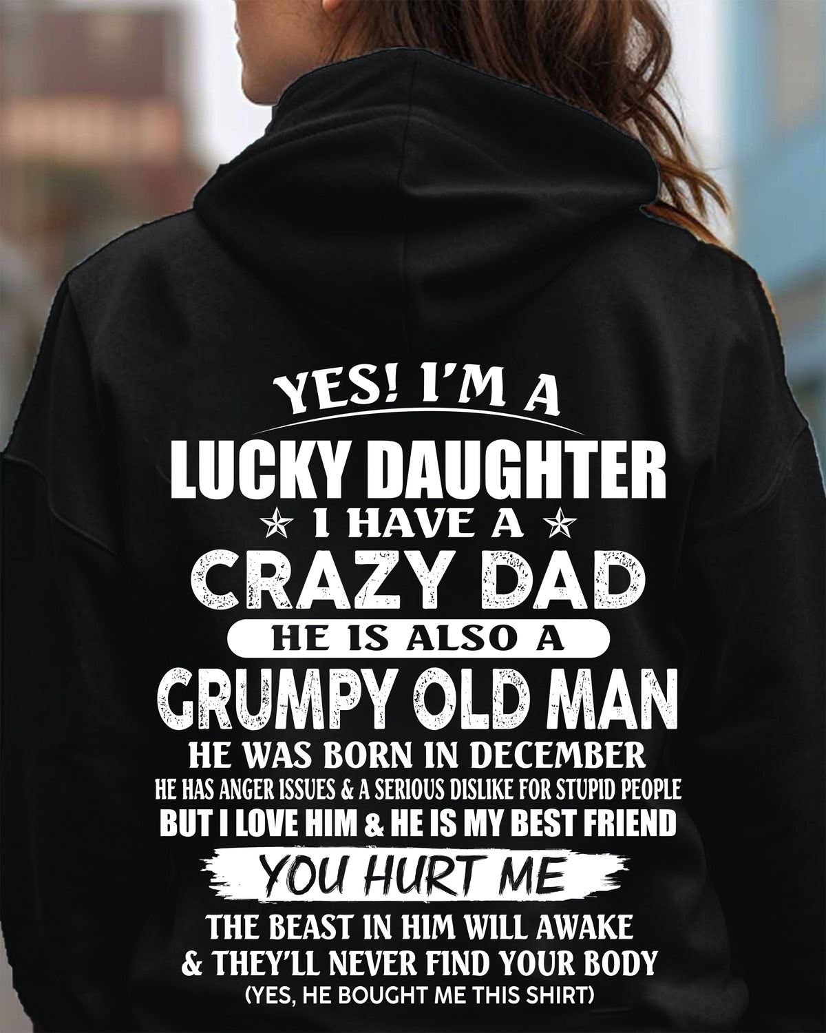 December - Awesome Grumpy Old Dad - Special gift for your daughter From Dad - XUAN12 (SKU10-50-12)