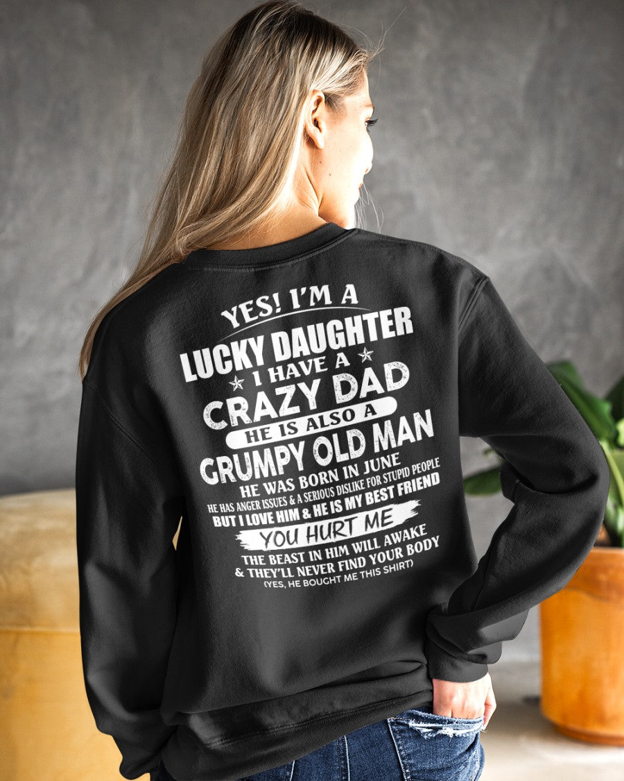 June - Awesome Grumpy Old Dad - Special gift for your daughter From Dad - XUAN06 (SKU10-50-06)