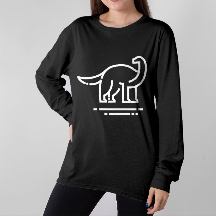 Best Dinosaur Lover Shirt, Funny Dinosaur UnisexT-Shirt/Hoodie/Sweatshirt HLT00 - Brontosaurus T-Shirt for Men Women & Kids Dinosaur Badge T-Shirt