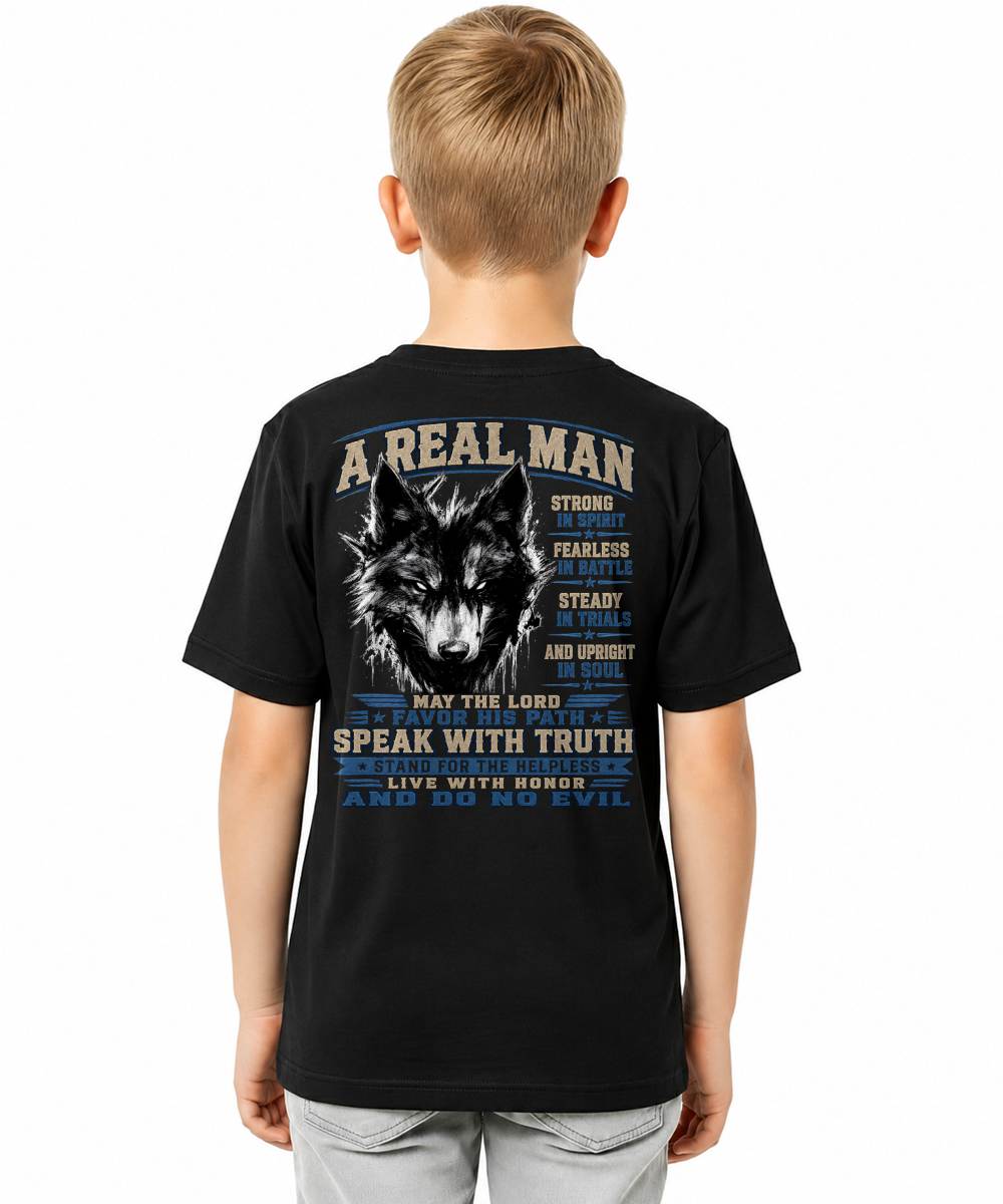 A REAL MAN STAND FIRM IN FAITH - SHIRTS FOR MEN - TOBY00 (SKU2609-11)