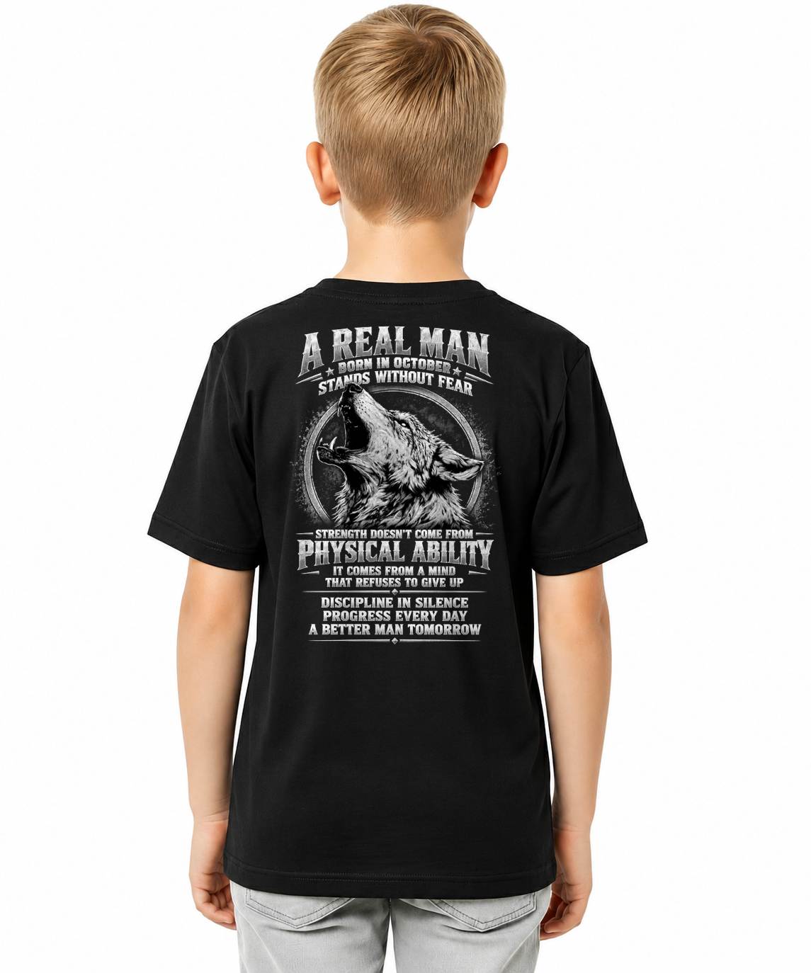STRENGTH DOESN'T COME FROM PHYSICAL ABILITY - SHIRTS FOR MEN - TOBY10 (SKU2609-71-10)