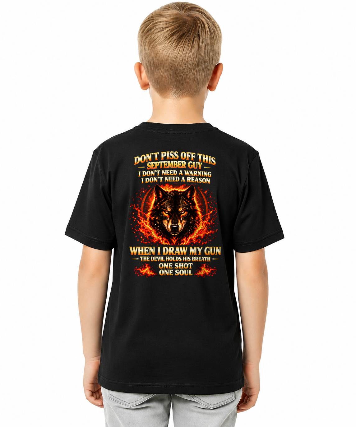ANIMAL SPIRIT WOLF SHIRT, SEPTEMBER MAN DON'T PISS OF THIS - TOBY MALE09 (SKU2608-114-9)