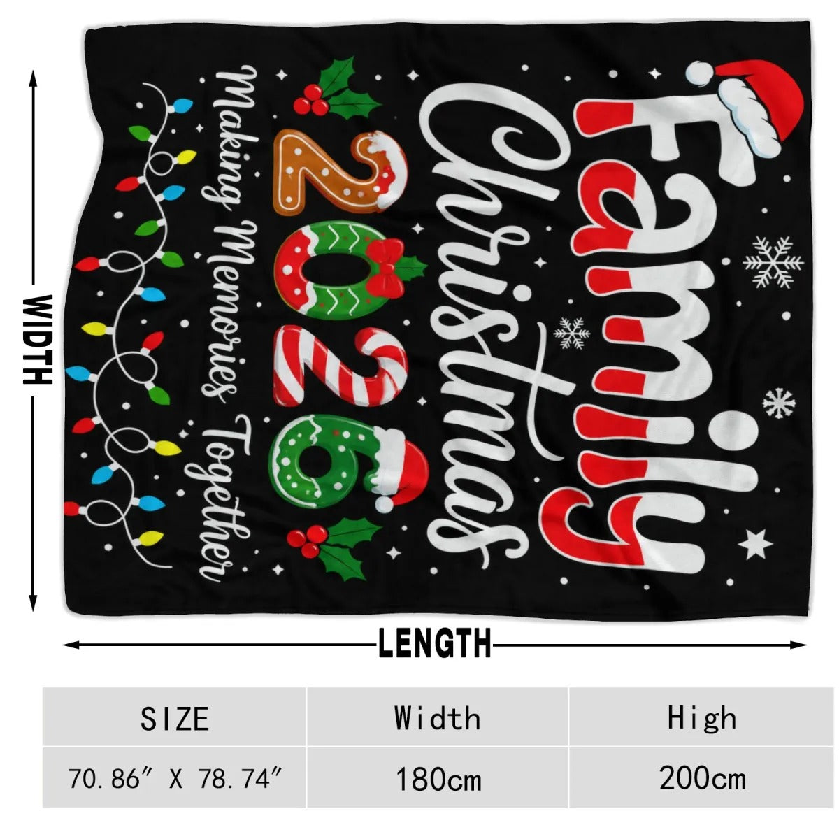 FAMILY CHRISTMAS - MAKING MEMORIES TOGETHER - HOLIDAY GIFT FOR FAMILY - TOBY00 (SKU2609-20)