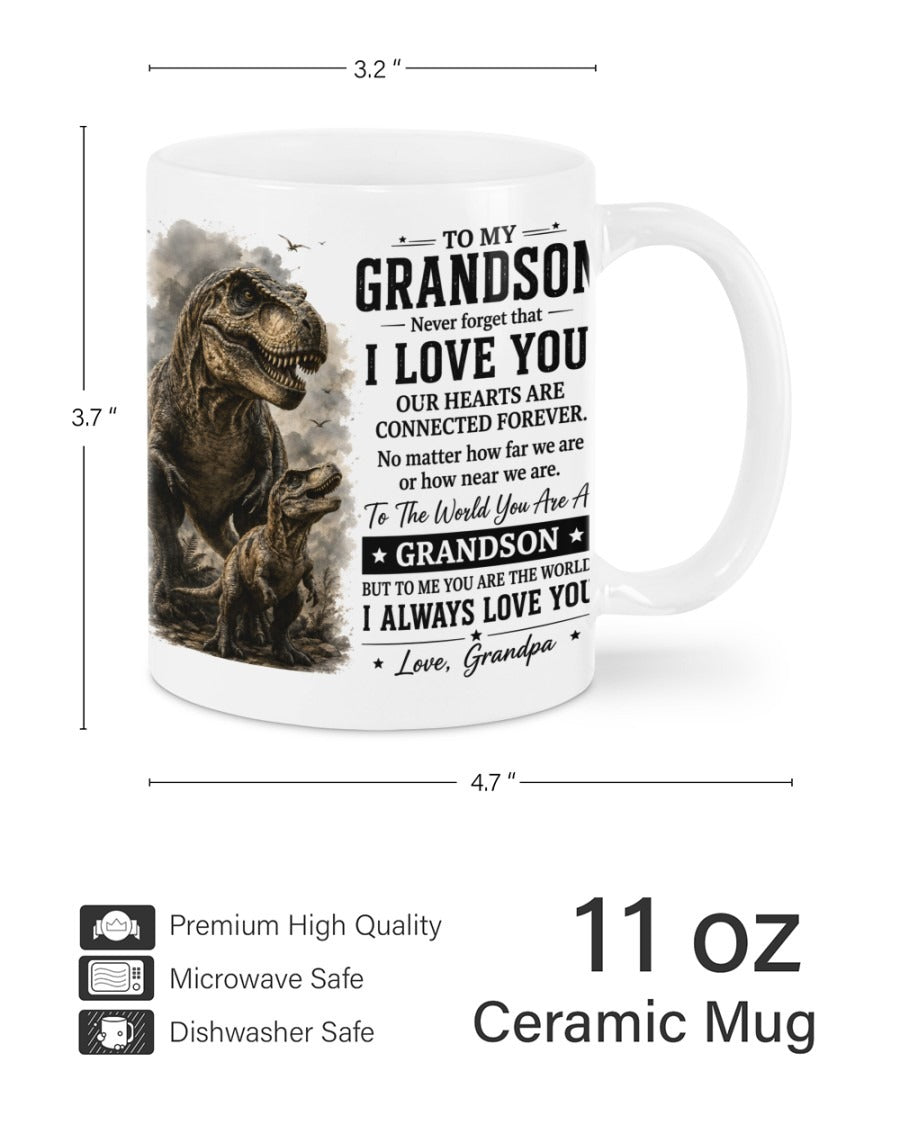TO MY GRANDSON MUG - GIFT FROM GRANDPA - TOBY00 (SKU2608-202)