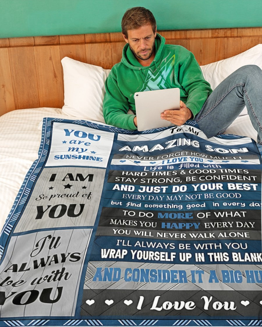 Blanket From Dad To My Son - TOBY00 (SKUB06-73)