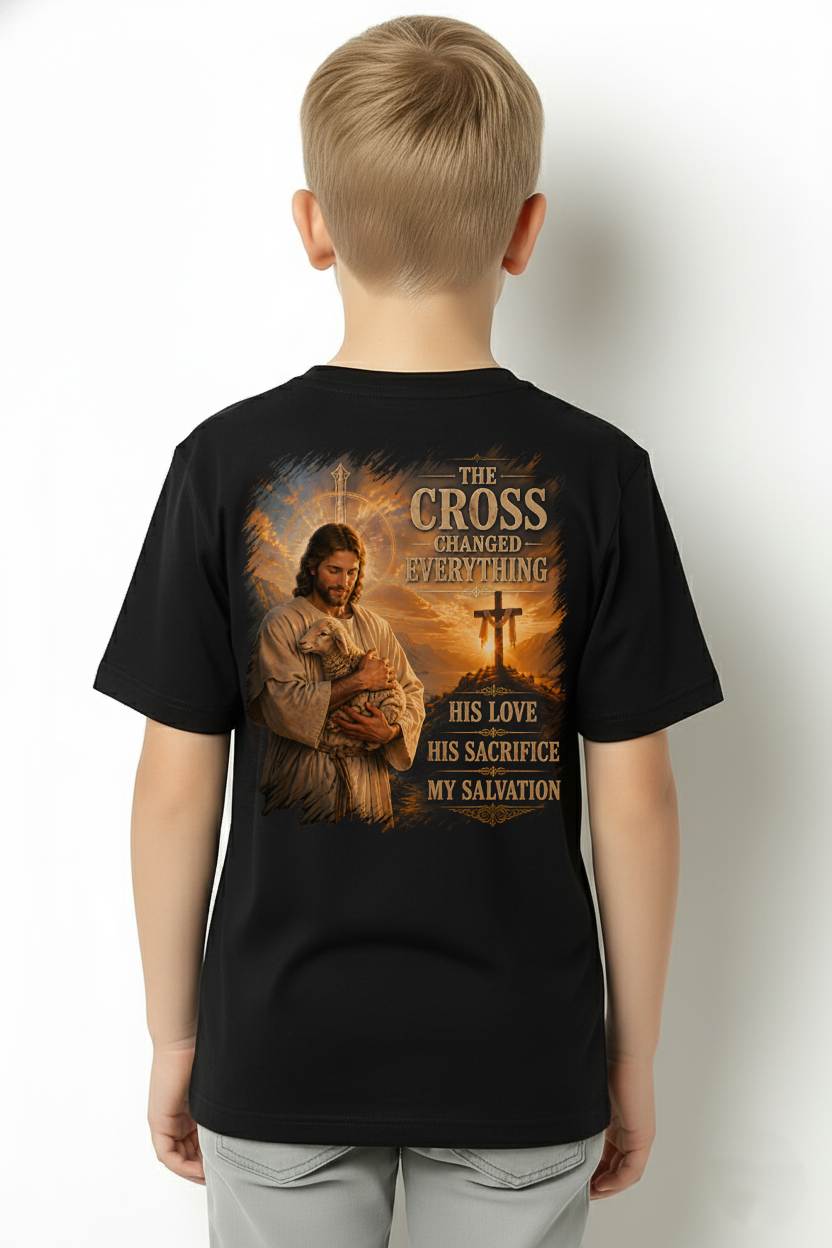 THE CROSS CHANGED EVERYTHING - SHIRT - TOBY00 (SKU2608-184)