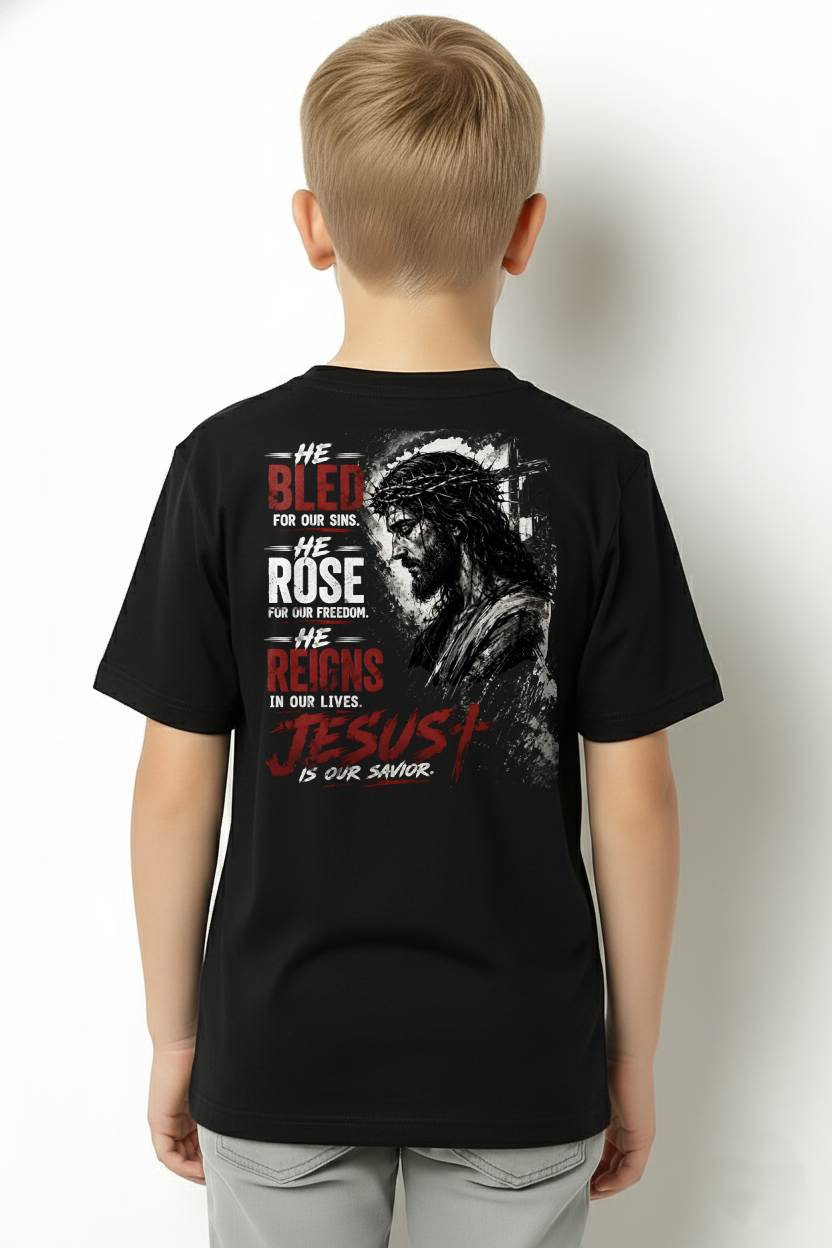 HE BLED FOR OUR SINS- SHIRTS FOR MEN - TOBY00 (SKU2608-20)