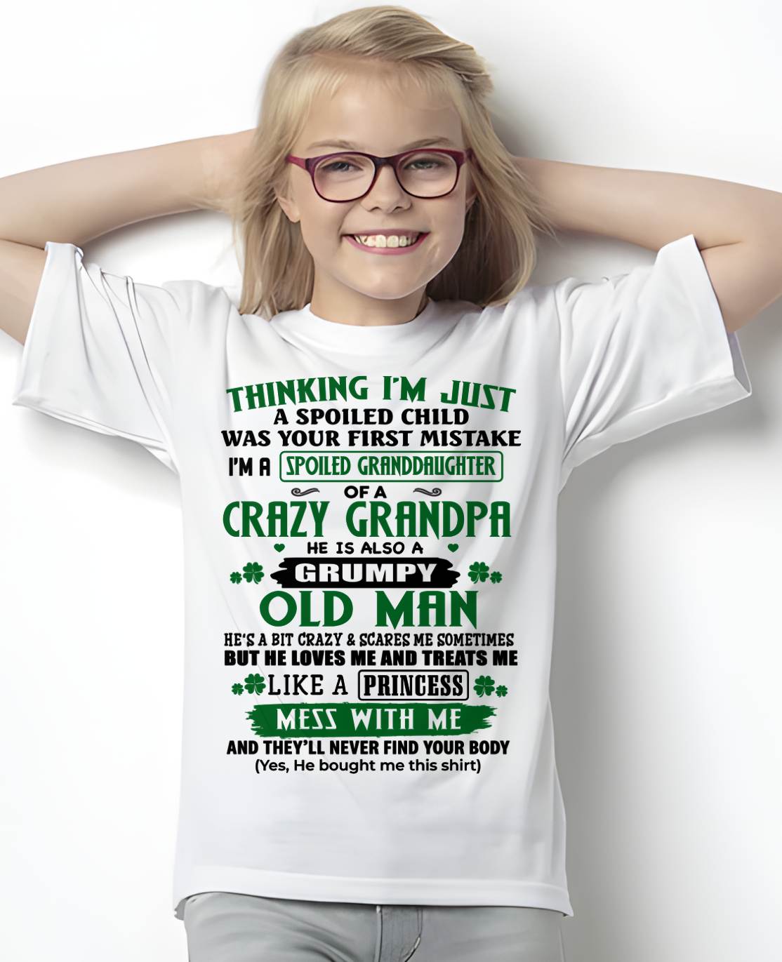 SPOILED GRANDDAUGHTER - GIFT FROM GRANDPA - TOBY00 (SKU2602-118-00)