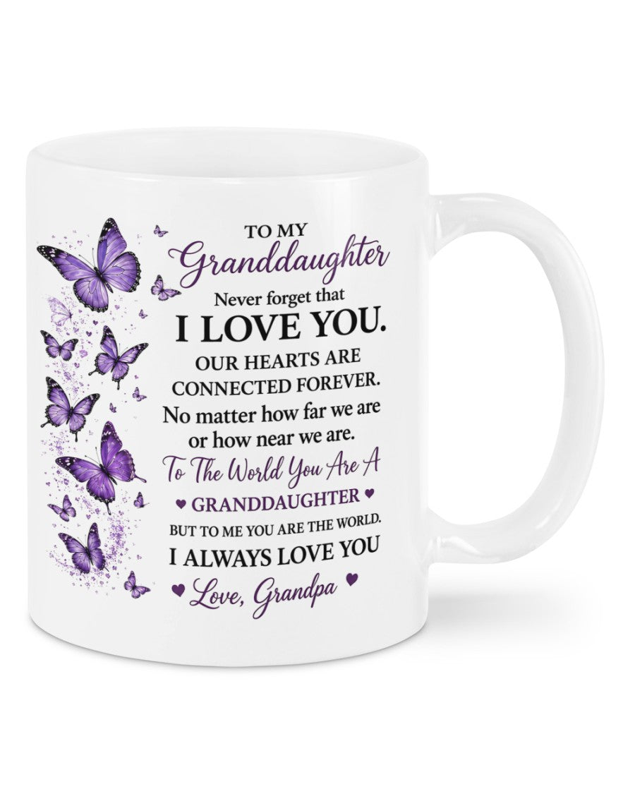 TO MY GRANDDAUGHTER MUG - GIFT FROM GRANDPA - TOBY00 (SKU2608-201)