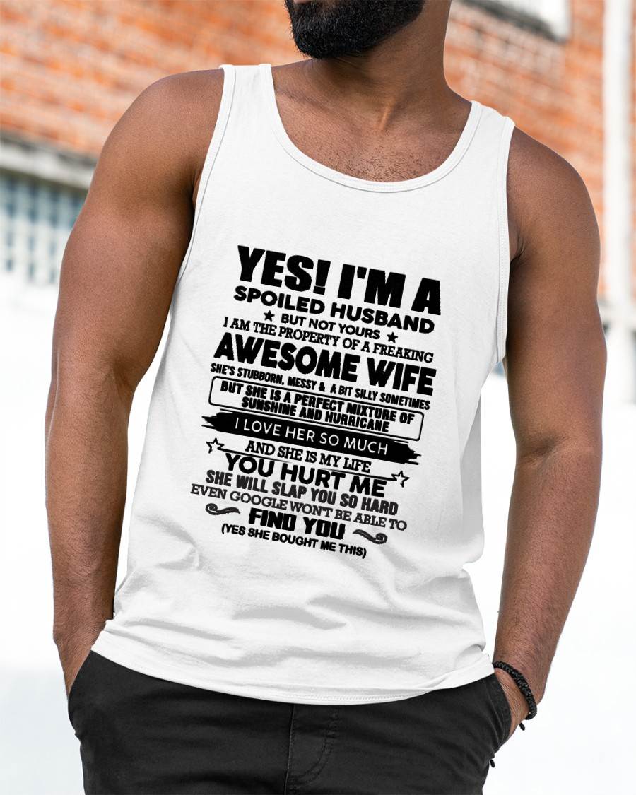 I'M A SPOILED HUSBAND BUT NOT YOURS - FROM WIFE - TOBY00 (SKU12-283-00)
