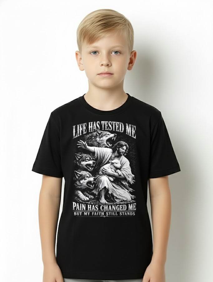 LIFE HAS TESTED ME - SHIRTS FOR MENS- TOBY00 (SKU2608-322)