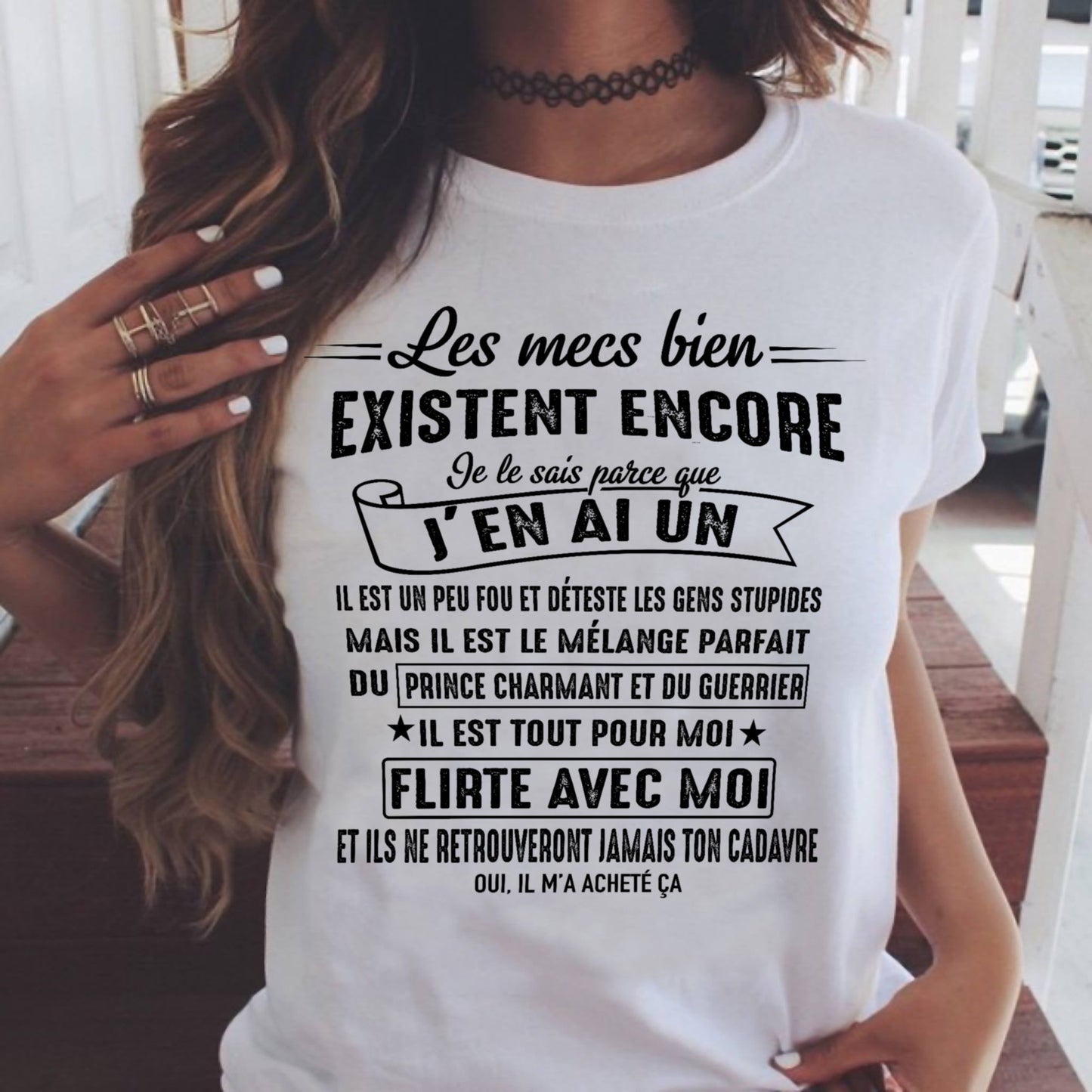 UN T-SHIRT MAGNIFIQUE POUR VOTRE FEMME - CADEAU DE LA PART DE SON MARI - frTOBY00 (SKUUP-00)