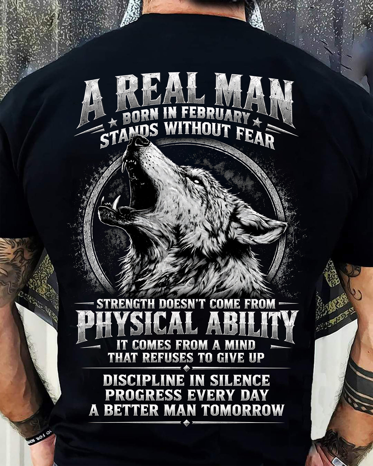STRENGTH DOESN'T COME FROM PHYSICAL ABILITY - SHIRTS FOR MEN - TOBY02 (SKU2609-71-02)