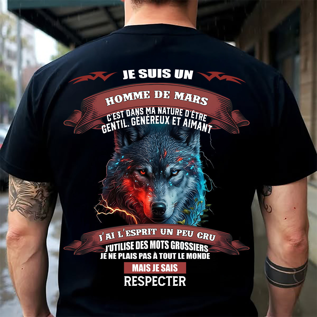 MARS - JE SAIS RESPECTER – T-SHIRT D’ANNIVERSAIRE POUR HOMME - frTOBY03 (SKU12-266-03)
