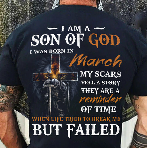 MARCH, SON OF GOD - SHIRT FOR MEN - TOBY03 (SKU2605-57-03)