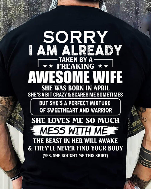 Wife Aril - Perfect gift for husband From Wife - TOBY04 (SKU68-86-04)