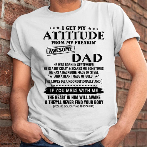 September - Gift For Son and Daughter From Dad - TOBY09 - (SKU-TDADC-09)