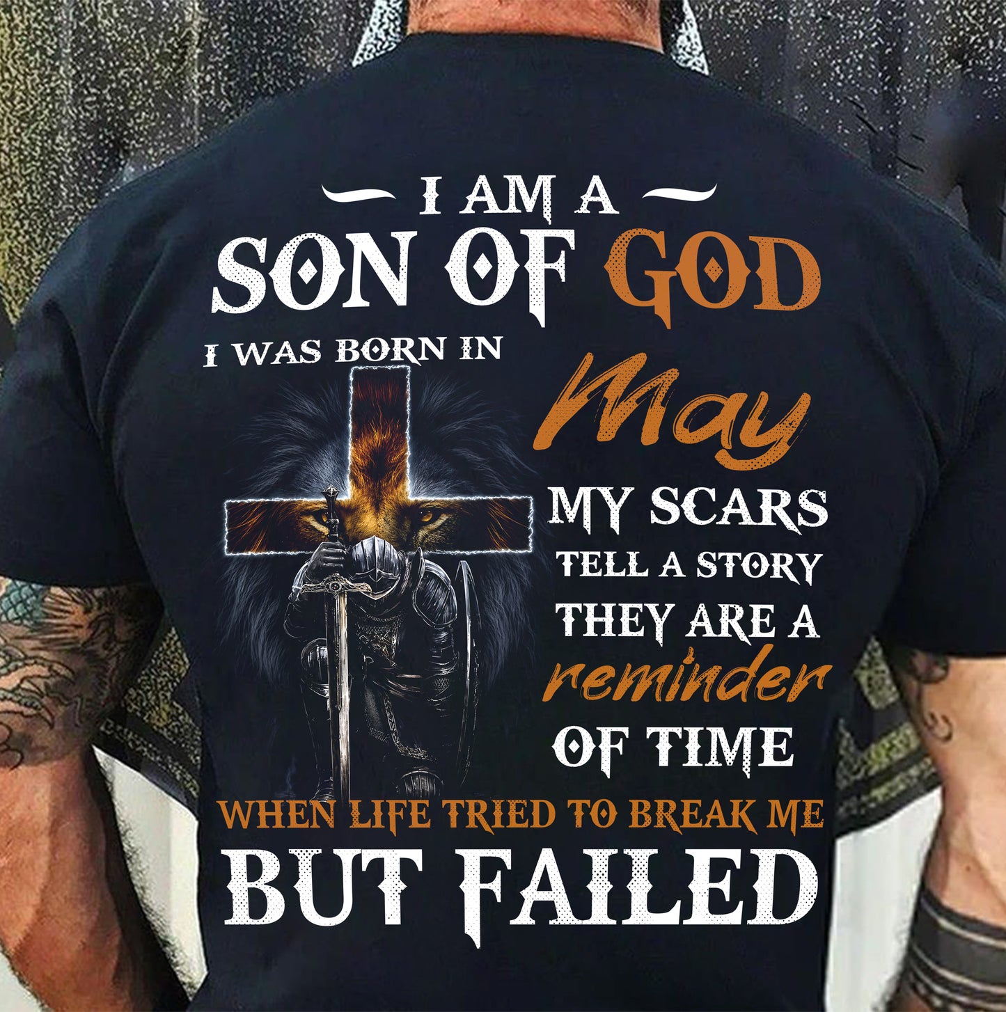 MAY, SON OF GOD - SHIRT FOR MEN - TOBY05 (SKU2605-57-05)