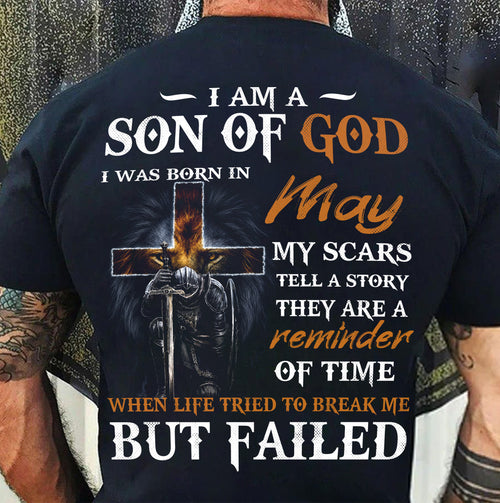 MAY, SON OF GOD - SHIRT FOR MEN - TOBY05 (SKU2605-57-05)