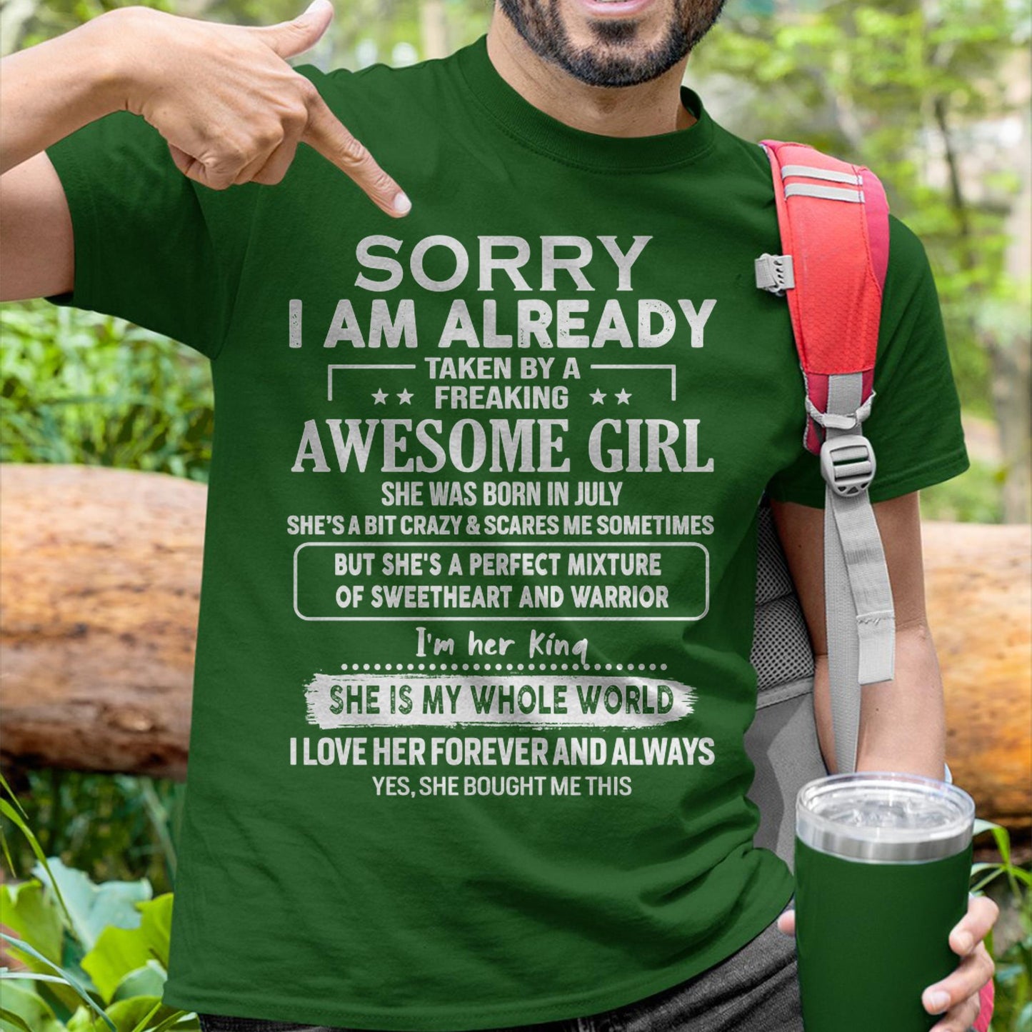 July - Awesome Girl - Perfect Gift For Your Boyfriend, Husband From Wife - TOBY07 (SKU04-86MT-07)