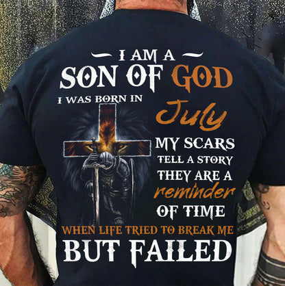 JULY, SON OF GOD - SHIRT FOR MEN - TOBY07 (SKU2605-57-07)