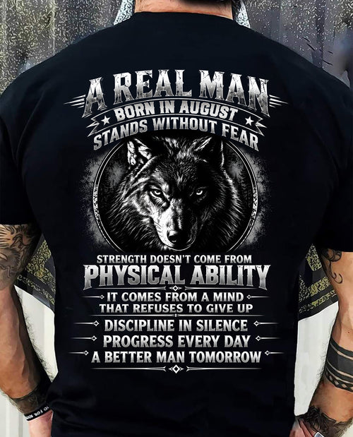 STRENGTH DOESN'T COME FROM PHYSICAL ABILITY - SHIRTS FOR MEN - TOBY08 (SKU2609-70-08)