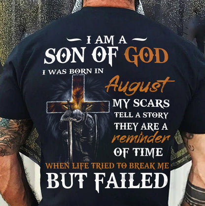 AUGUST, SON OF GOD - SHIRT FOR MEN - TOBY08 (SKU2605-57-08)