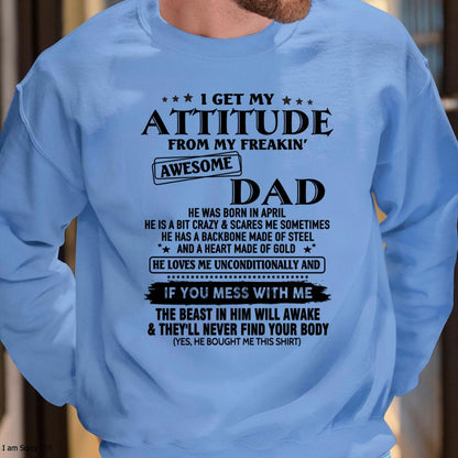 April - Gift For Son and Daughter From Dad - TOBY04 - (SKU-TDADC-04)