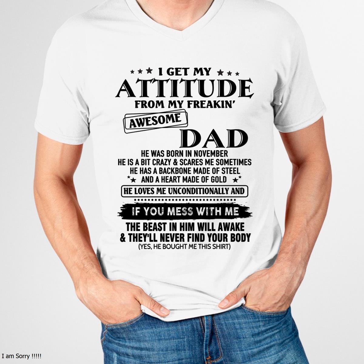 November - Gift For Son and Daughter From Dad - TOBY11 - (SKU-TDADC-11)