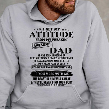 December - Gift For Son and Daughter From Dad - XUAN12 - (SKU-TDADC-12)