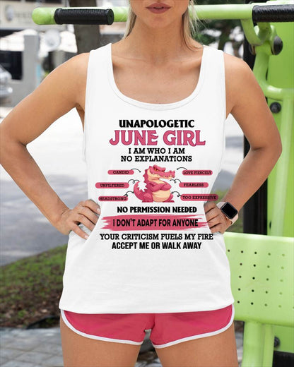 JUNE, I AM WHO I AM - SHIRT FOR WOMEN - TOBY06 (SKU2605-55-06)