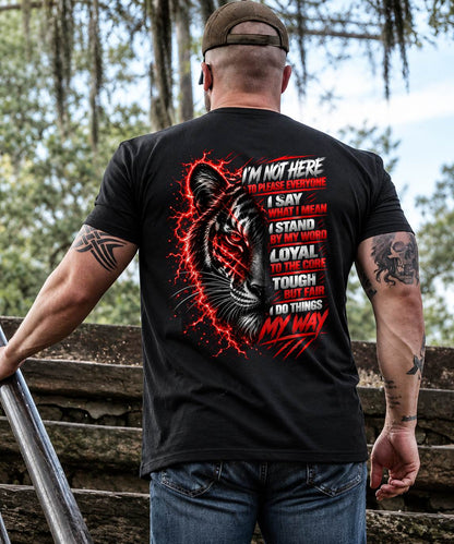 ANIMAL TIGER - A REAL MAN STANDS WITHOUT FEAR - TOBY00 (SKU2609-208)