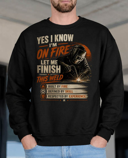 BUILT BY FIRE DEFINED BY SKILL RESPECTED BY EXPERIENCE - SHIRTS FOR MEN - TOBY00 (SKU2608-494)