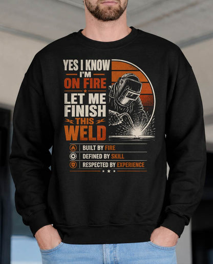 BUILT BY FIRE DEFINED BY SKILL RESPECTED BY EXPERIENCE - SHIRTS FOR MEN - TOBY00 (SKU2608-489)