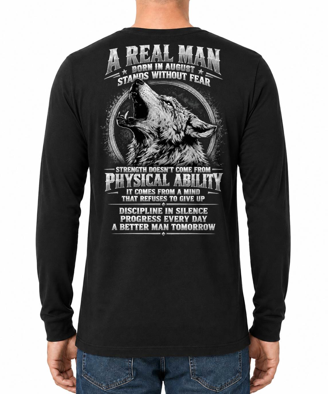 STRENGTH DOESN'T COME FROM PHYSICAL ABILITY - SHIRTS FOR MEN - TOBY08 (SKU2609-71-08)