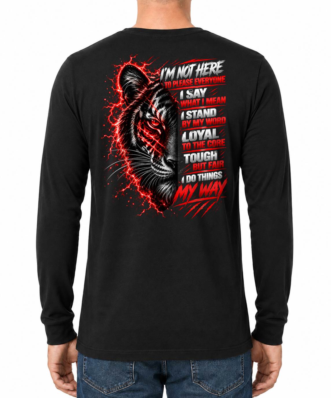 ANIMAL TIGER - A REAL MAN STANDS WITHOUT FEAR - TOBY00 (SKU2609-208)