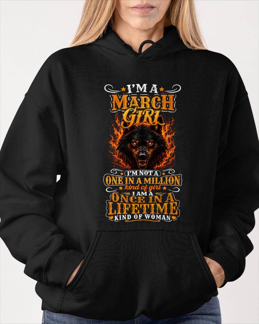 MARCH – "I AM A ONCE IN A LIFETIME KIND OF WOMAN" – YELLOW VERSION – T – SHIRT FOR WOMEN – TIEN03 (SKU2607-327-03)