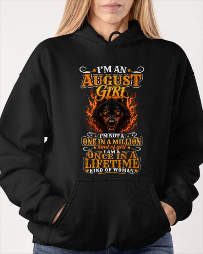 AUGUST – "I AM A ONCE IN A LIFETIME KIND OF WOMAN" – YELLOW VERSION – T – SHIRT FOR WOMEN – TIEN08 (SKU2607-327-08)