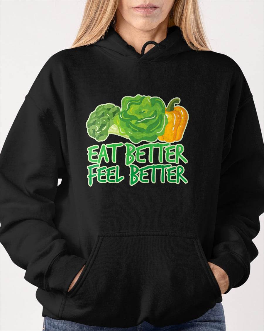 EAT BETTER FEEL BETTER - SHIRTS FOR WOMEN - TOBY00 (SKU4837-04)