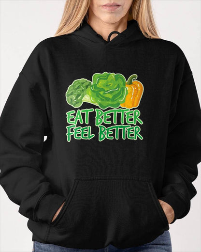 EAT BETTER FEEL BETTER - SHIRTS FOR WOMEN - TOBY00 (SKU4837-04)