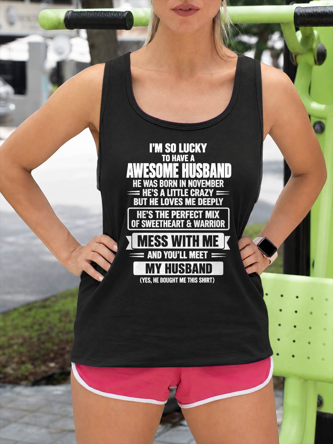 November, Yes I'm A Spoiled Wife - Gift For Wife Husband - TOBY11 (SKU2609-303-11)