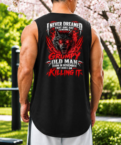 NOVEMBER, YES I'M A GRUMPY MAN - SHIRTS FOR MEN - TOBY11 (SKU2609-371-11)