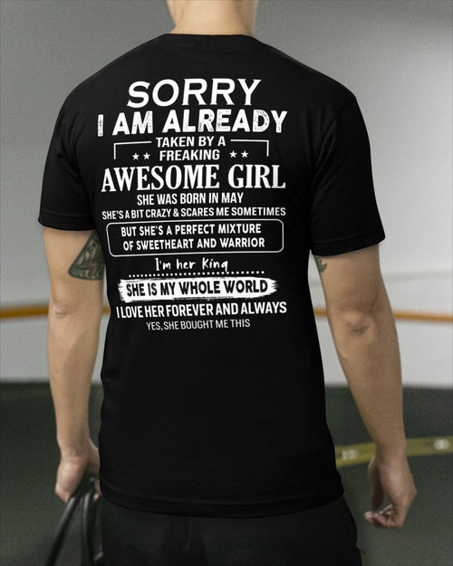 May - Awesome girl - Perfect gift for your boyfriend - (SKU04-86-05) - From Wife TOBY05