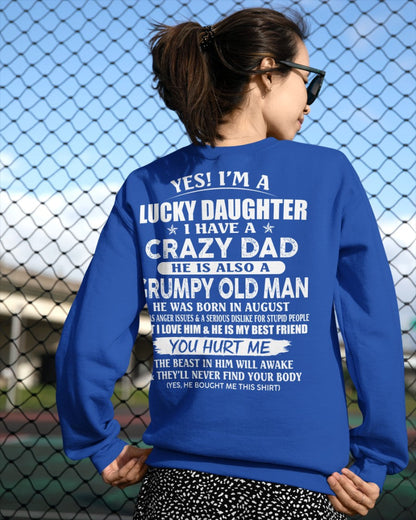 August - Awesome Grumpy Old Dad - Special gift for your daughter From Dad - TOBY08 (SKU10-50-08)