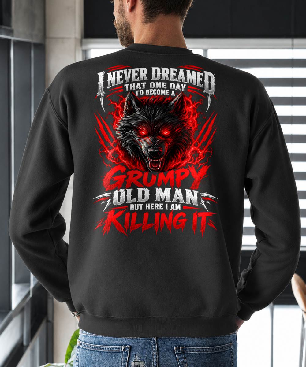 ANIMAL WOLF - THAT ONE DAY I'D BECOME A GRUMPY OLD MAN - TOBY00 (SKU2609-296)