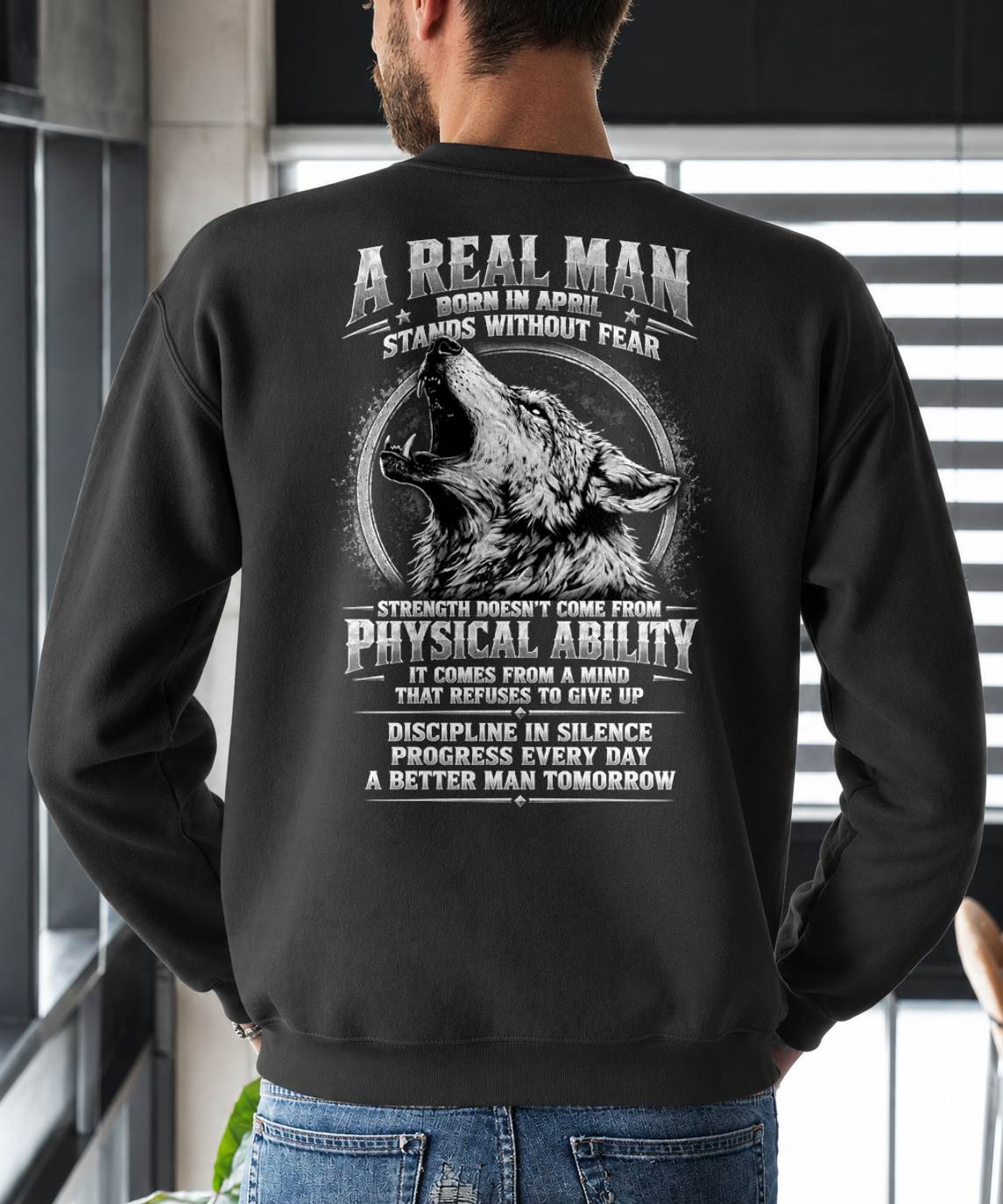 STRENGTH DOESN'T COME FROM PHYSICAL ABILITY - SHIRTS FOR MEN - TOBY04 (SKU2609-71-04)