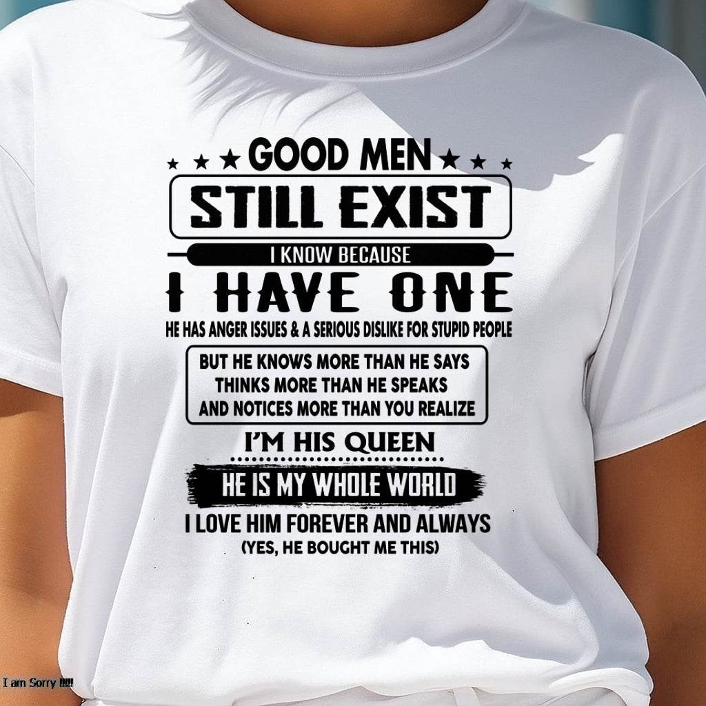 Good men Still Exist - gift for your girlfriend, wife from Husband - TOBY00 (SKU-GM-00)