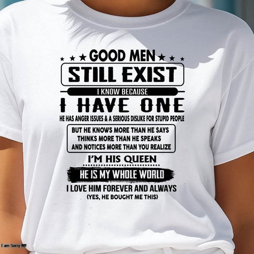Good men Still Exist - gift for your girlfriend, wife from Husband - TOBY00 (SKU-GM-00)