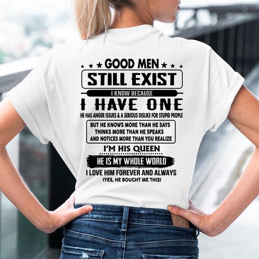 Good men Still Exist - gift for your girlfriend, wife from Husband - TOBY00 (SKU-GMSAU-00)